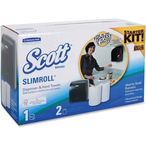 Scott Scott Slimroll Smoke Towel Starter Set