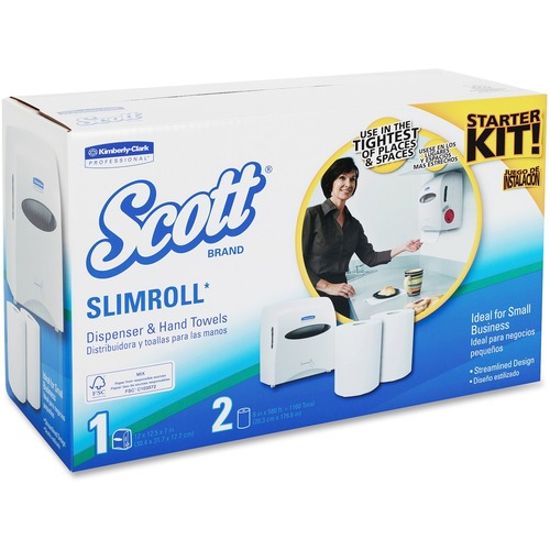 Scott Scott Slimroll White Towel Starter Set