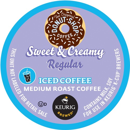 Donut Shop Sweet & Creamy Regular Iced Coffee K-Cup Pack