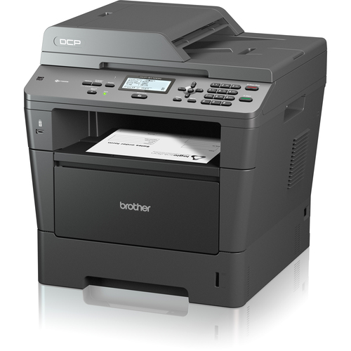 Brother Brother DCP-8110DN Laser Multifunction Printer - Monochrome - Plain Pa