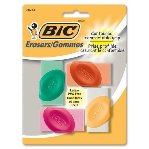 BIC BIC Contoured Comfortable Grip Erasers
