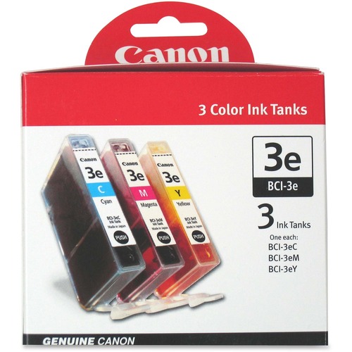 Canon BCI3ECMY3PK Ink Tank Cartridges