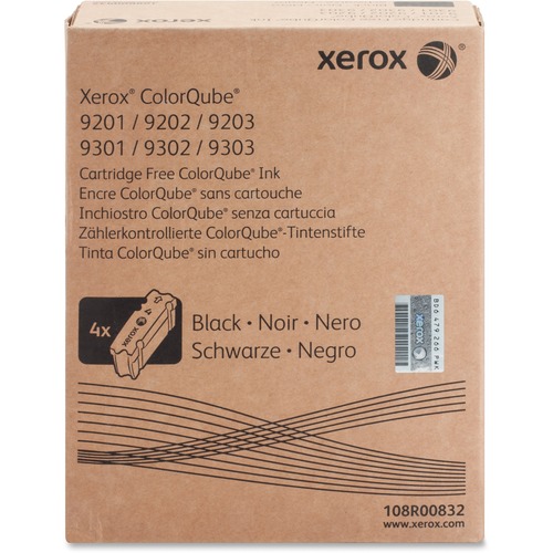 Xerox Xerox ColorQube Black Solid Ink, 108R832