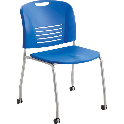 Safco Vy Straight Leg Stack Chairs w/ Casters
