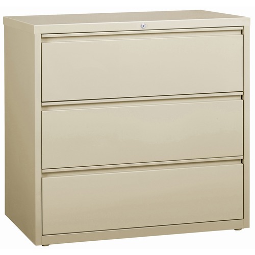 Lorell Lorell 3-Drawer Putty Lateral Files