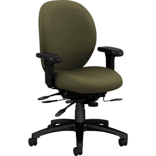 HON HON 7600 Series Mid-Back Chairs w/ Seat Glide