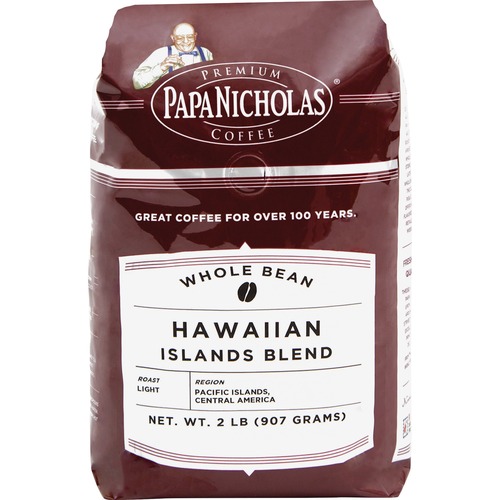 PapaNicholas Coffee Hawaiian Islands Blend Whole Bean Coffee