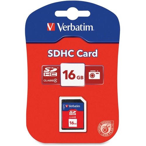 Verbatim 16GB SDHC Memory Card, Class 4