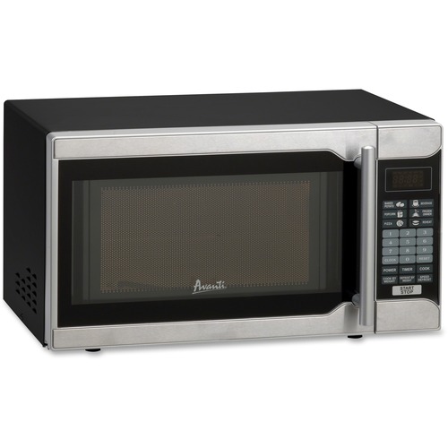 Avanti MO7103SST - 0.7 CF Touch Microwave - Black Cabinet with Stainle
