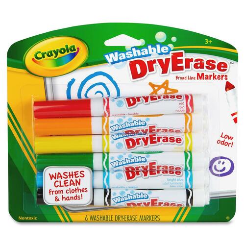 Crayola Crayola Dry-erase Washable Broadline Markers