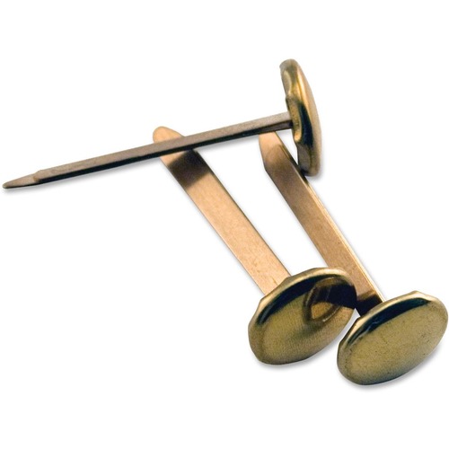 Gem Office Products Gem Office Products Round Head Solid Brass Fasteners