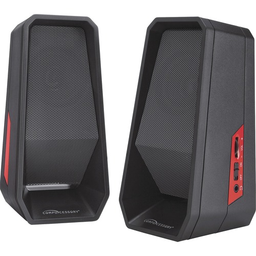 Compucessory Compucessory Speaker System - 4 W RMS - Black
