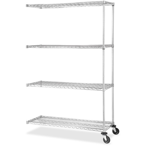 Lorell Lorell Industrial Wire Shelving Add-on Unit