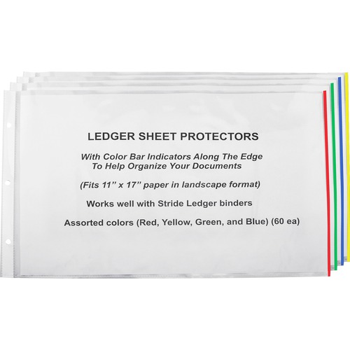 Stride Semi-clear Sheet Protectors