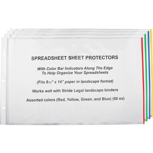 Stride Semi-clear Sheet Protectors