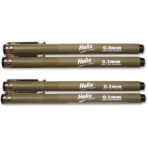 Helix Disposable Technical Drawing Pens