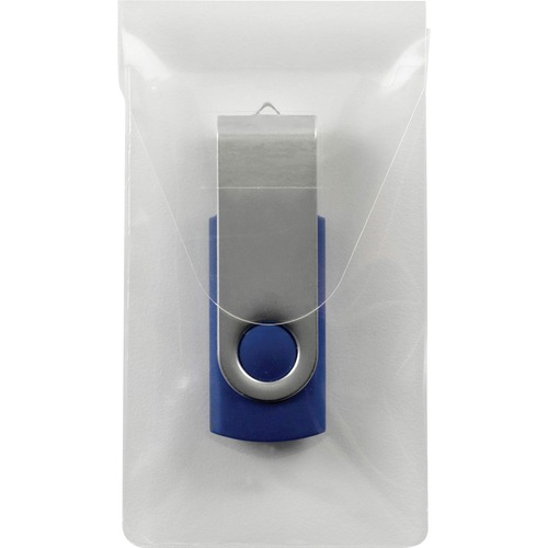 Smead Smead 68150 Clear Self-Adhesive Poly USB Flash Drive Pocket