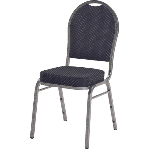 Lorell Lorell Upholstered Cushion Stacking Chairs