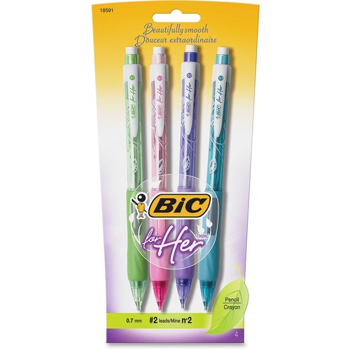 BIC For Her Elegant Silhouette Mechanical Pencils