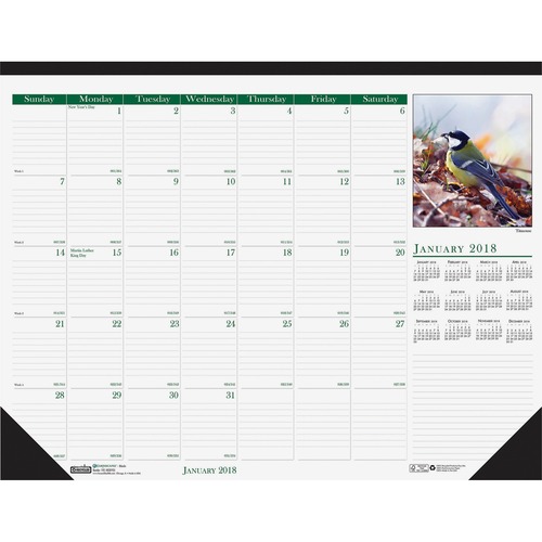 House of Doolittle House of Doolittle Wild Birds Calendar Desk Pad