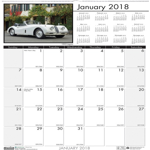 House of Doolittle House of Doolittle Classic Cars Wall Calendar