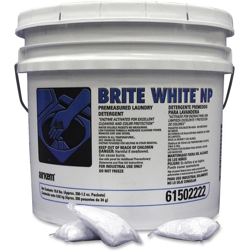 SKILCRAFT Ecolab Brite White - Non-Bleach Laundry Detergent