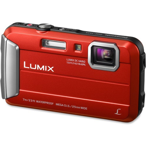 Panasonic Panasonic Lumix DMC-TS25 16.1 Megapixel Compact Camera - Red