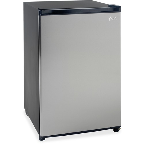 Avanti Model RM4536SS - 4.5 CF Counterhigh Refrigerator - Black w/Stai