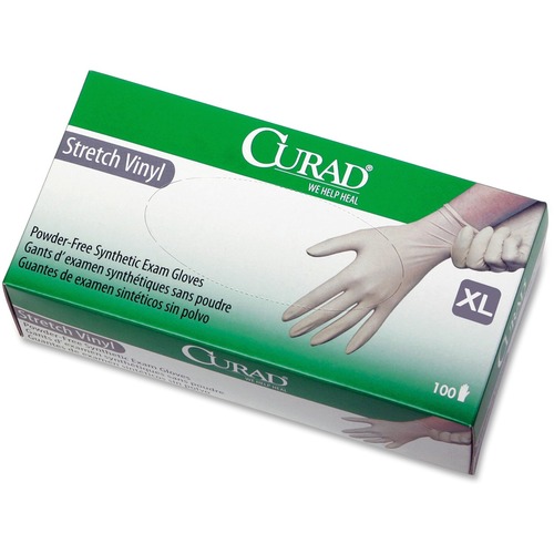 Curad Stretch Vinyl Exam Gloves