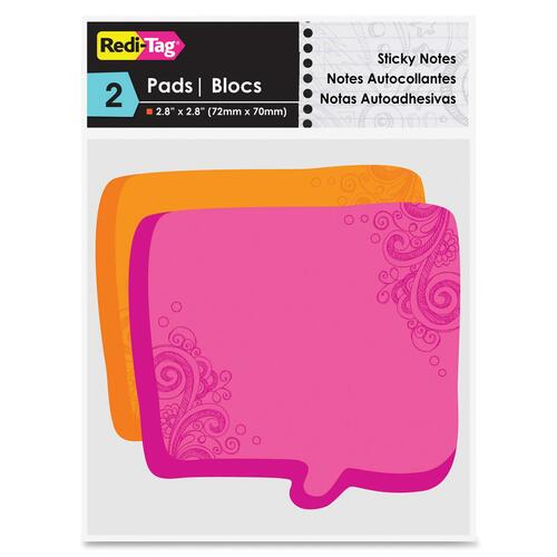Redi-Tag Redi-Tag Thought Bubble Sticky Notes