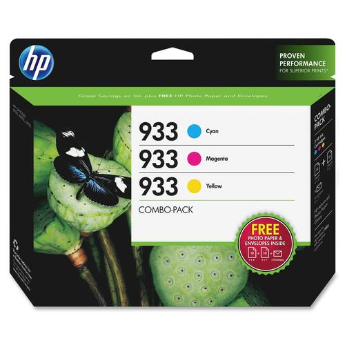 HP HP 933 Combo Creative Pack-10 sht/4 x 6 in and 10 sht/5 x 7 in