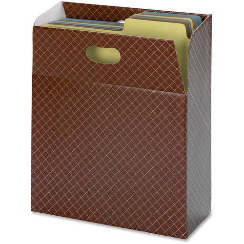 Smead Smead 92000 Brown Organized Up MO Vertical File Case