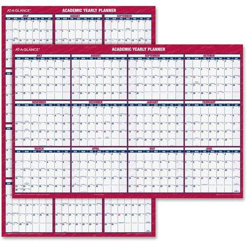 At-A-Glance Erasable Two-sided Wall Calendar
