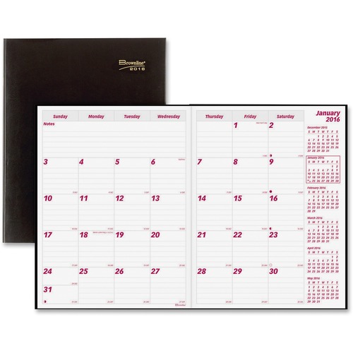 Rediform 2PPM Dated Monthly Planner