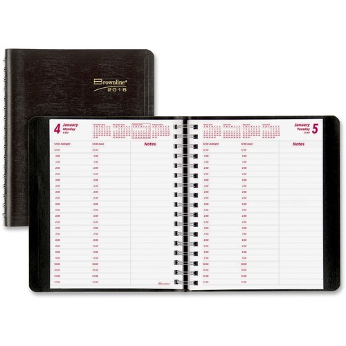 Rediform Twin-wire 24-hour Planning Daily Planner