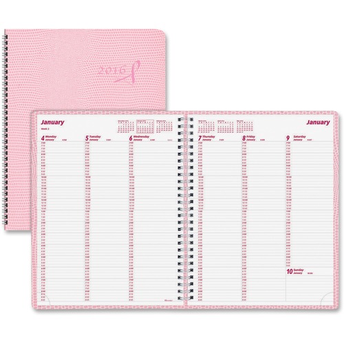 Rediform Breast Cancer Weekly Appointment Book