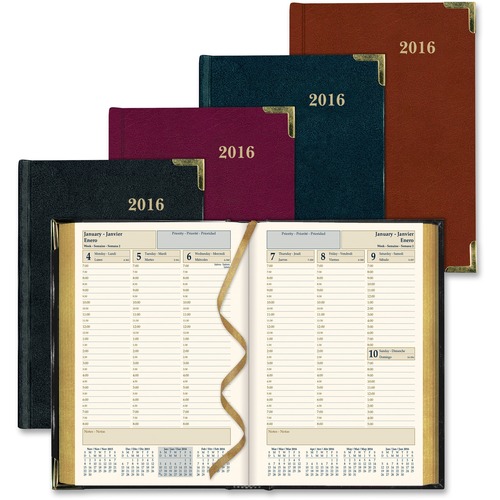 Rediform Bonded Leather 1PPW Weekly Executive Planner