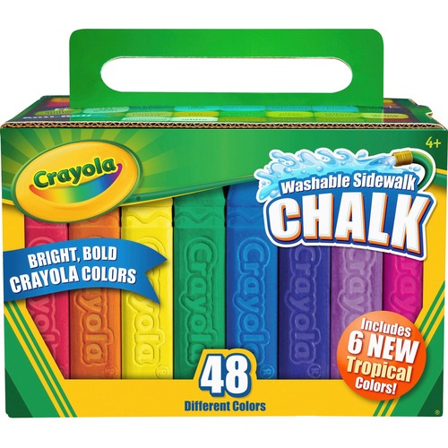 Crayola Washable Bright Sidewalk Chalk Sticks
