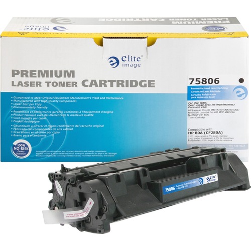 Elite Image Elite Image Toner Cartridge - Remanufactured for HP (CF280A) - Black