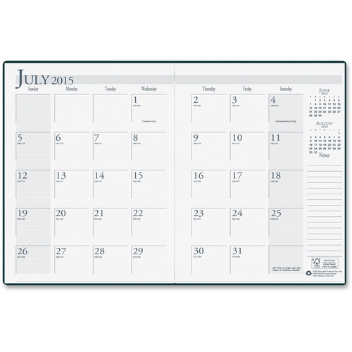 House of Doolittle Leatherette Academic Monthly Planner