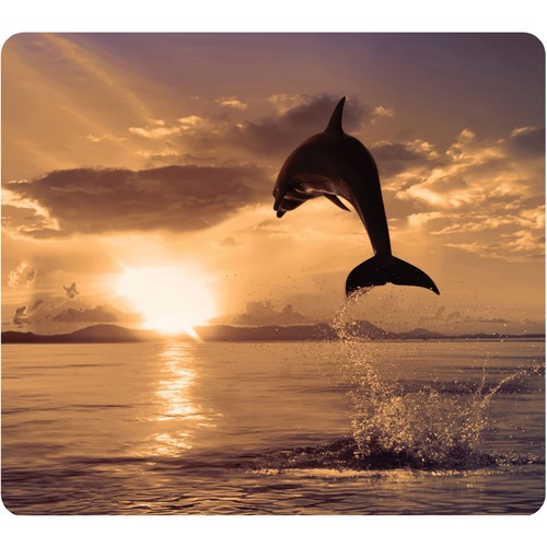 Fellowes Fellowes Recycled Optical Mouse Pad - Dolphin Jumping
