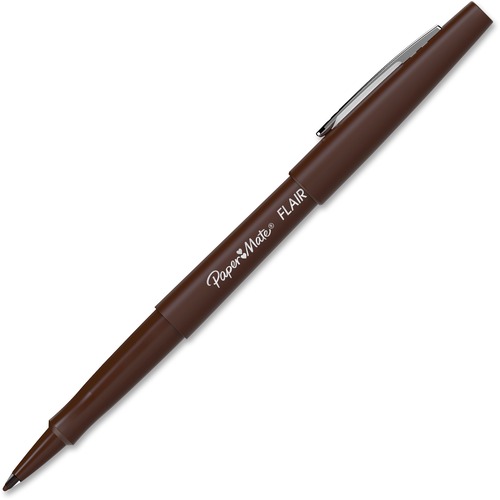 Paper Mate Flair Felt Tip Marker Pen, Mocha Ink
