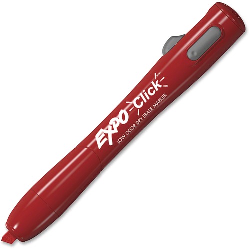 Expo Expo Click Dry Erase Marker, Chisel Tip, Red