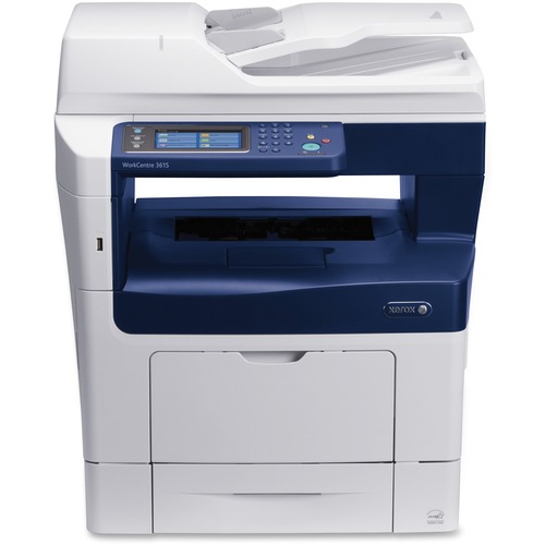 Xerox WorkCentre 3615DN Laser Multifunction Printer - Monochrome - Pla