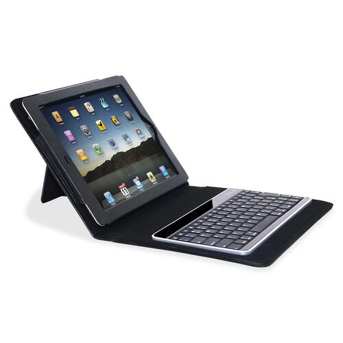 Compucessory Compucessory Keyboard/Cover Case (Portfolio) for iPad - Black
