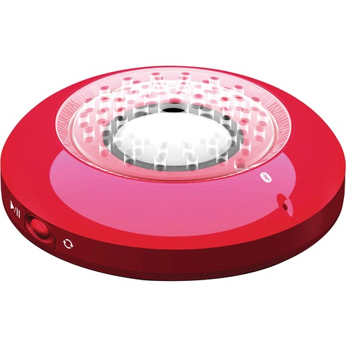 Compucessory Compucessory Speaker System - 1 W RMS - Wireless Speaker(s) - Red