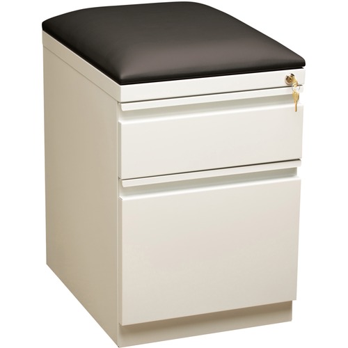 Lorell Lorell Mobile Pedestal File with Seating