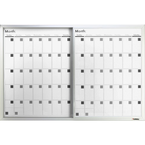 Lorell Lorell Magnetic Dry-Erase Calendar Board
