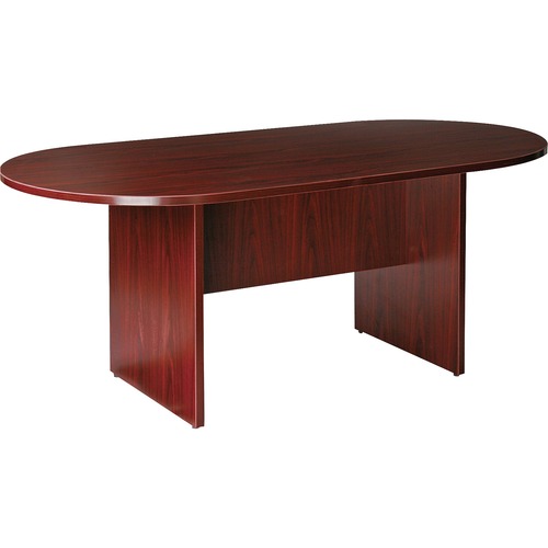 Lorell Lorell Prominence 79000 Series Mahogany Round Conference Table