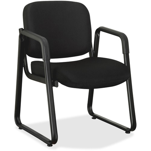 Lorell Lorell Black Fabric Guest Chair